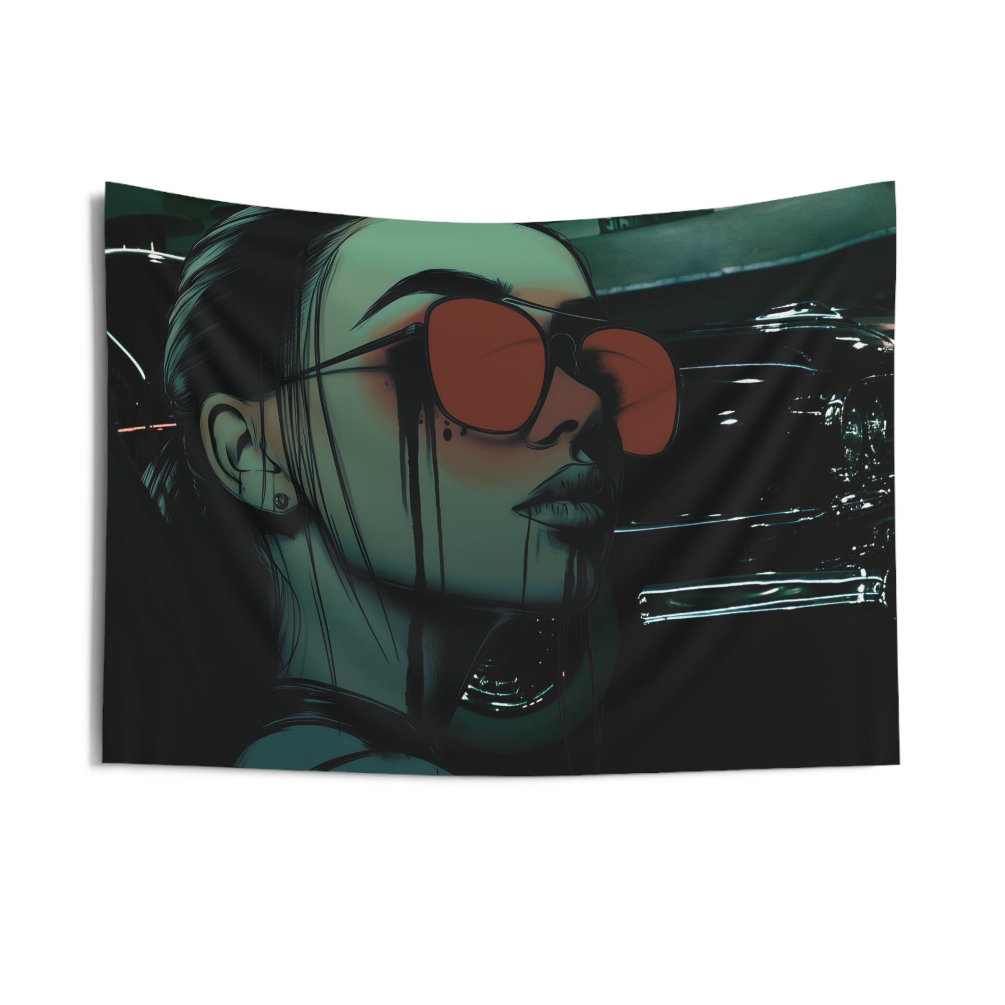 Tokyo Noir Revenger Girl | Japan Inspired Tapestry
