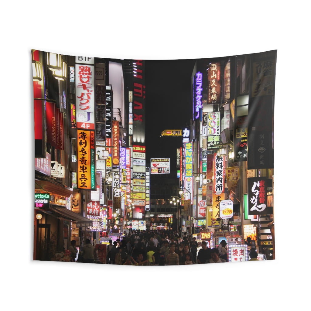 Neon Veins of Tokyo | Noir City Tapestry