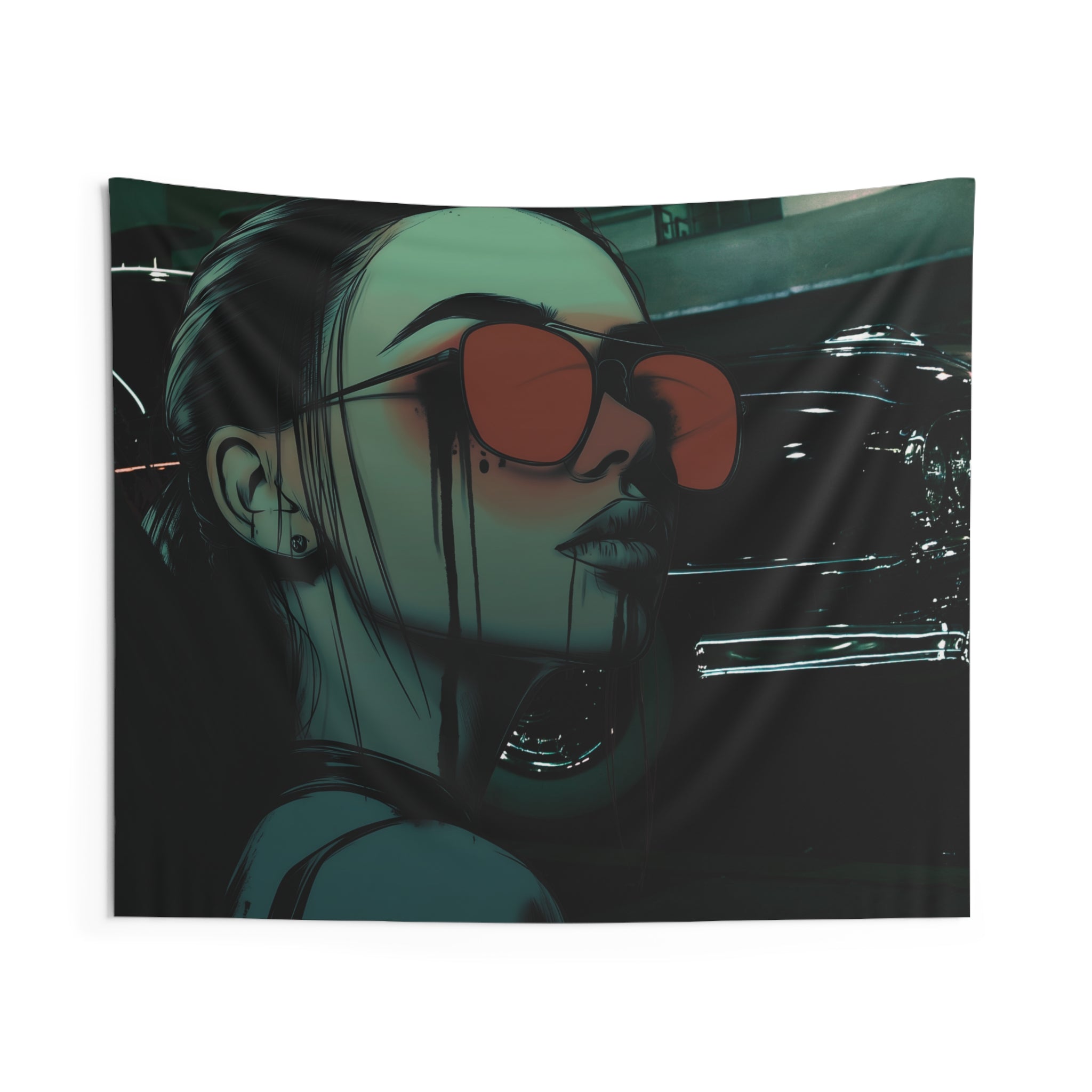 Tokyo Noir Revenger Girl | Japan Inspired Tapestry