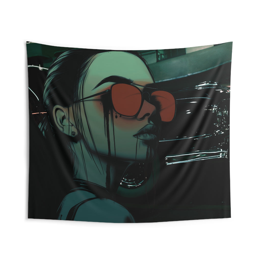 Tokyo Noir Revenger Girl | Japan Inspired Tapestry