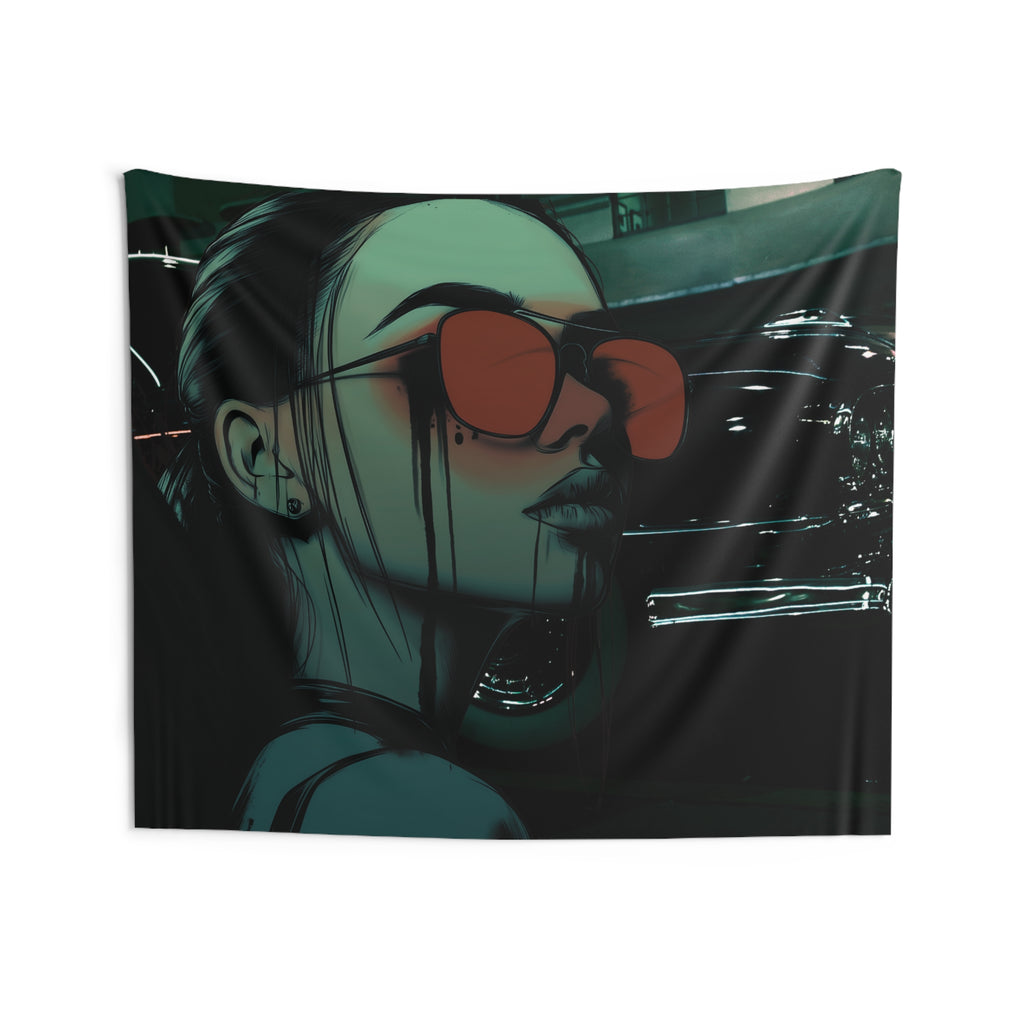 Tokyo Noir Revenger Girl | Japan Inspired Tapestry